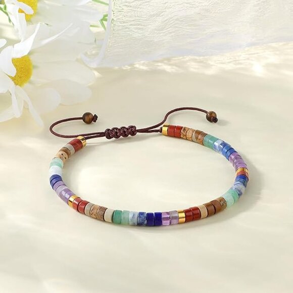 Chakra Bracelets for Women Crystals & Healing Stones Crystal Bracelet Healing - Picture 7 of 8